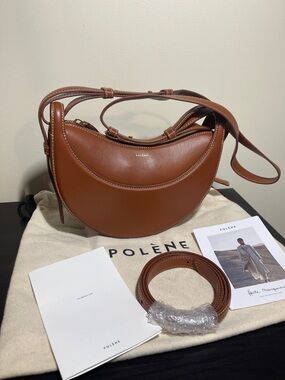 Polene Numéro Dix Bag - Cognac